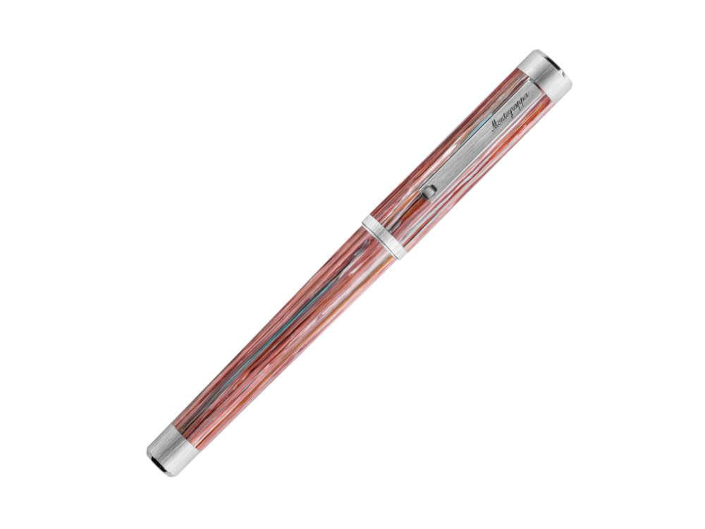 Montegrappa Zero Zodiac Pisces Fountain Pen, Pink, 14k Gold, ISZEZ-4P-S2