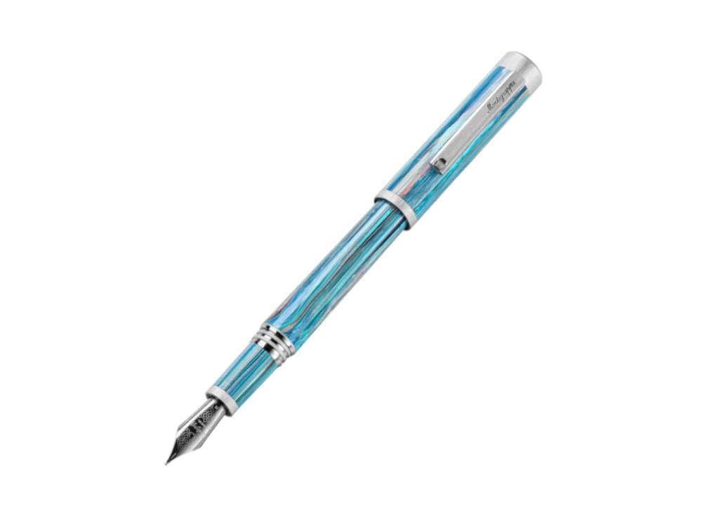 Montegrappa Zero Zodiac Taurus Fountain Pen, Blue, ISZEZ-IP-A1