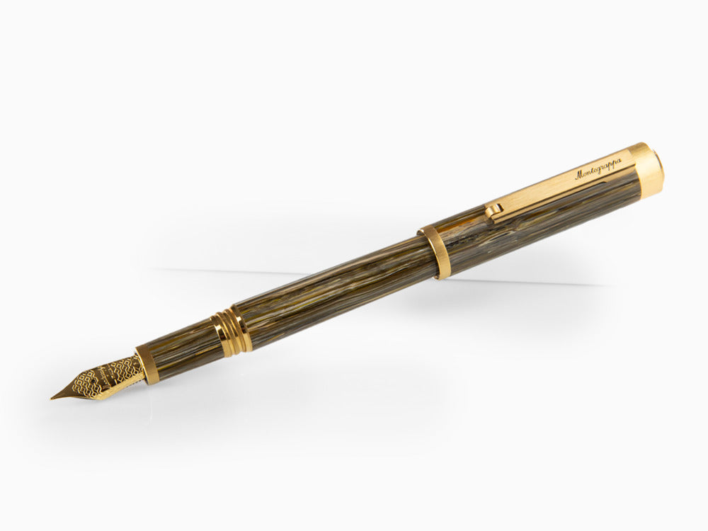 Montegrappa Zero Zodiac Capricorn Fountain Pen, Steel, ISZEZ-IY-M3