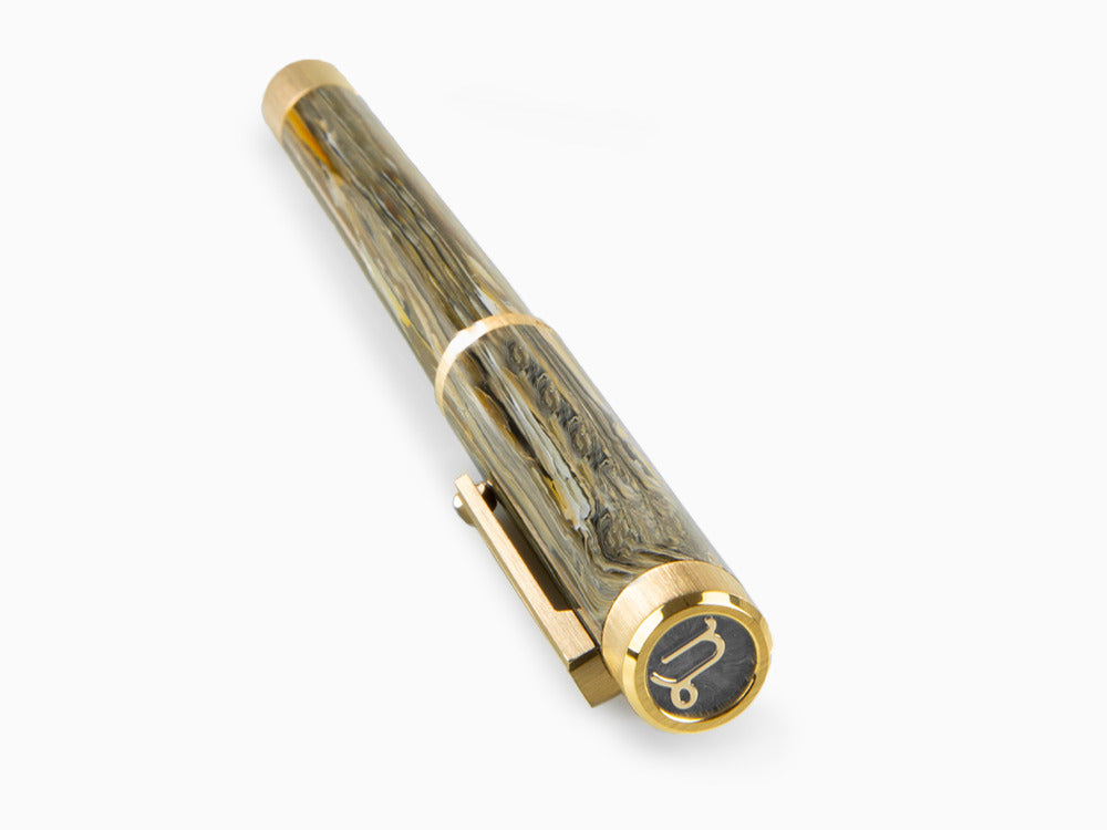 Montegrappa Zero Zodiac Capricorn Fountain Pen, Steel, ISZEZ-IY-M3