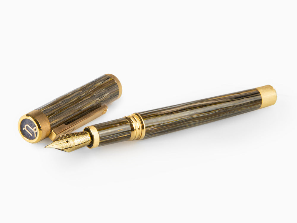 Montegrappa Zero Zodiac Capricorn Fountain Pen, Steel, ISZEZ-IY-M3