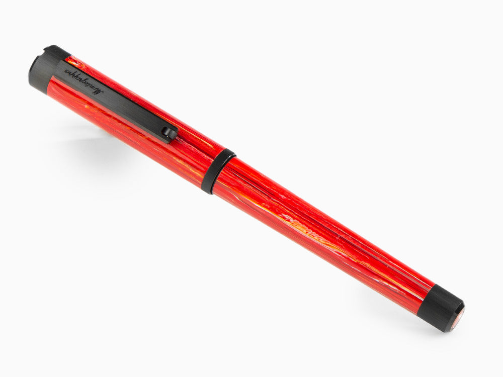 Montegrappa Zero Zodiac Aries Rollerball pen, Red, Stainless PVD, ISZEZRIC-R3