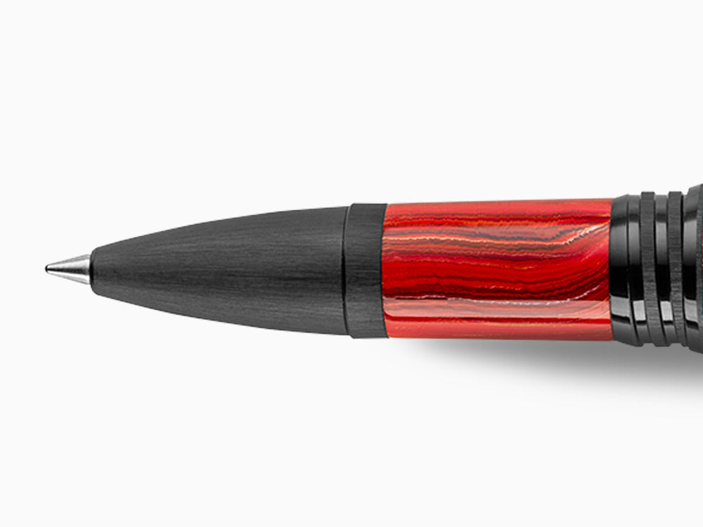 Montegrappa Zero Zodiac Aries Rollerball pen, Red, Stainless PVD, ISZEZRIC-R3