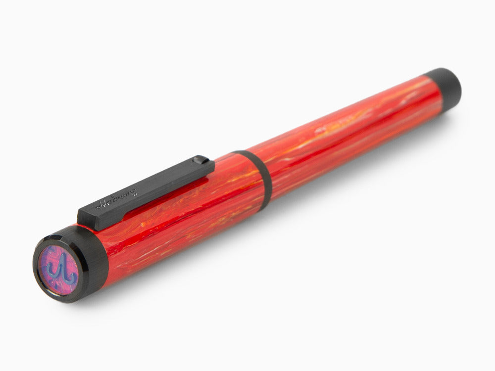 Montegrappa Zero Zodiac Aries Rollerball pen, Red, Stainless PVD, ISZEZRIC-R3