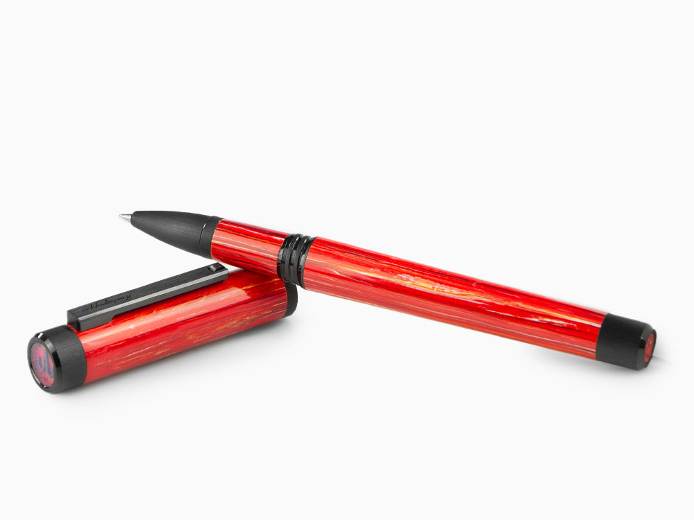 Montegrappa Zero Zodiac Aries Rollerball pen, Red, Stainless PVD, ISZEZRIC-R3