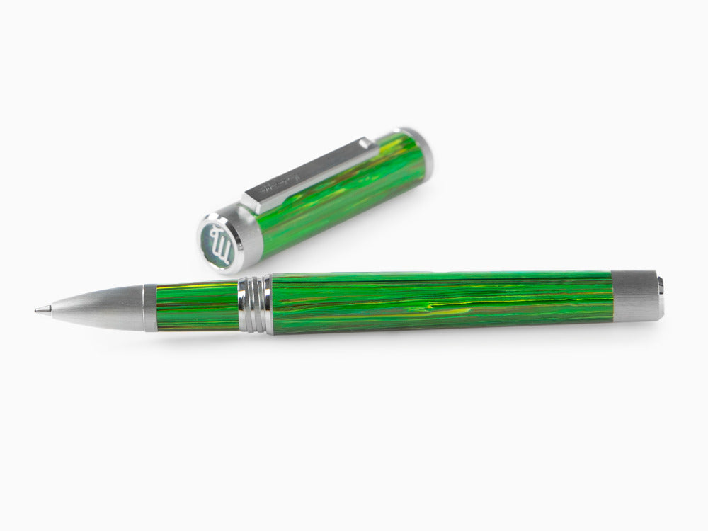 Montegrappa Zero Zodiac Virgo Rollerball pen, Green, Steel, ISZEZRIP-G8