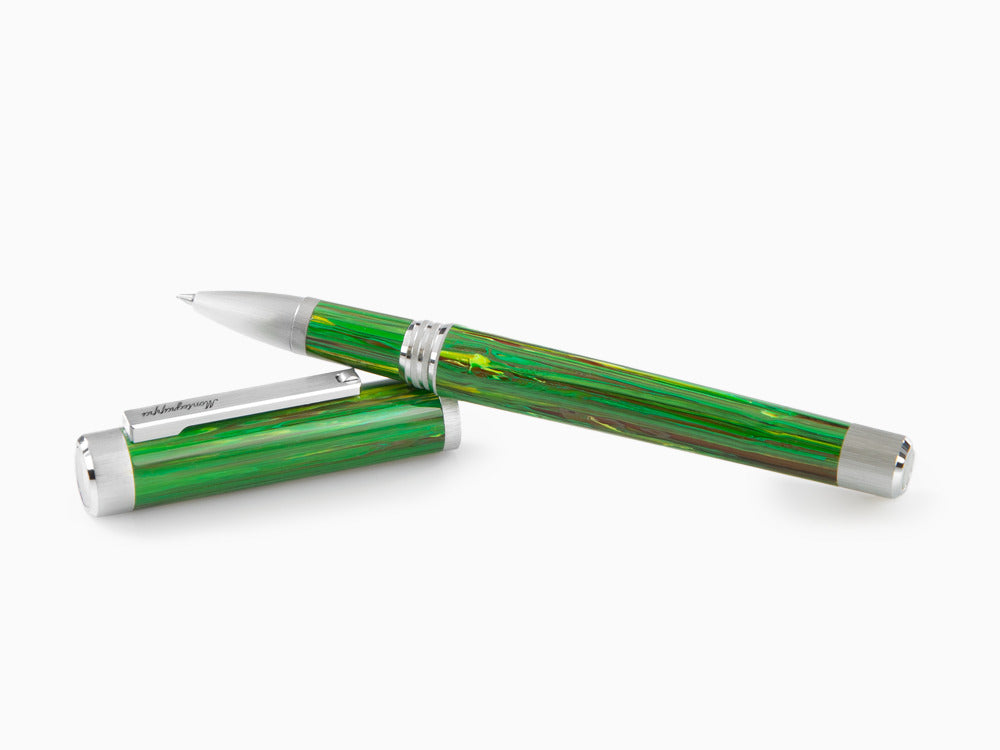 Montegrappa Zero Zodiac Virgo Rollerball pen, Green, Steel, ISZEZRIP-G8