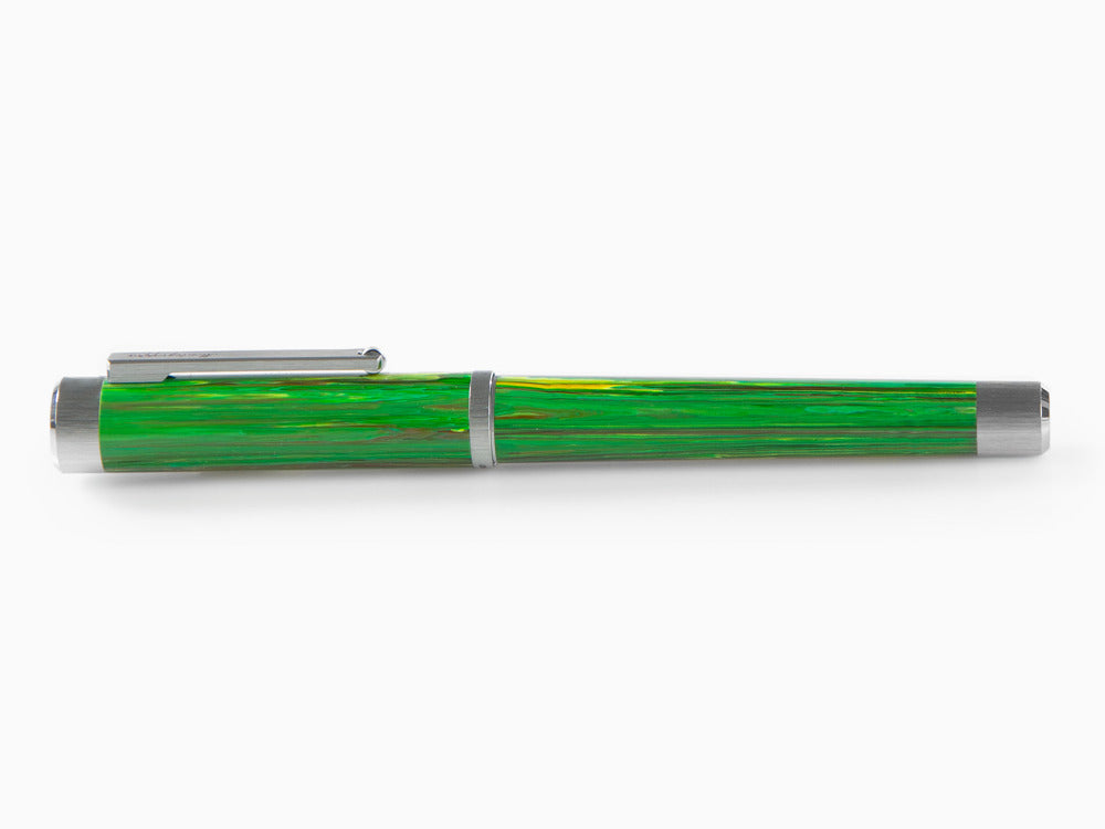 Montegrappa Zero Zodiac Virgo Rollerball pen, Green, Steel, ISZEZRIP-G8