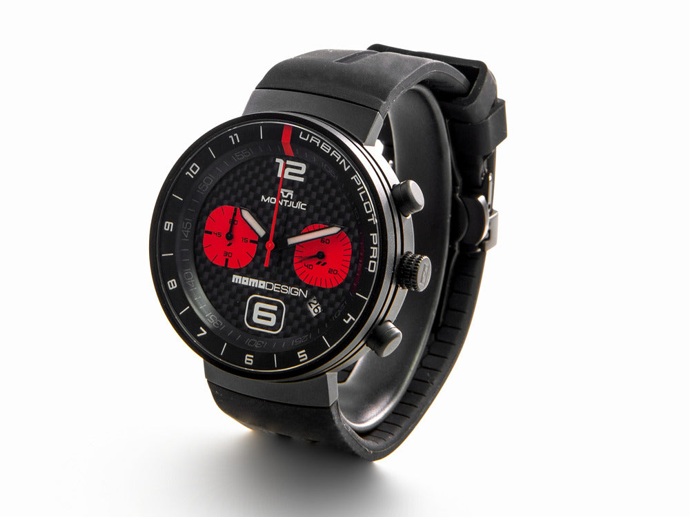 Montjuic X Momo Design Urban Pilot Red, Quartz Watch MJ2.1007MOMO.B