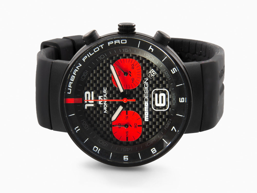 Montjuic X Momo Design Urban Pilot Red, Quartz Watch MJ2.1007MOMO.B