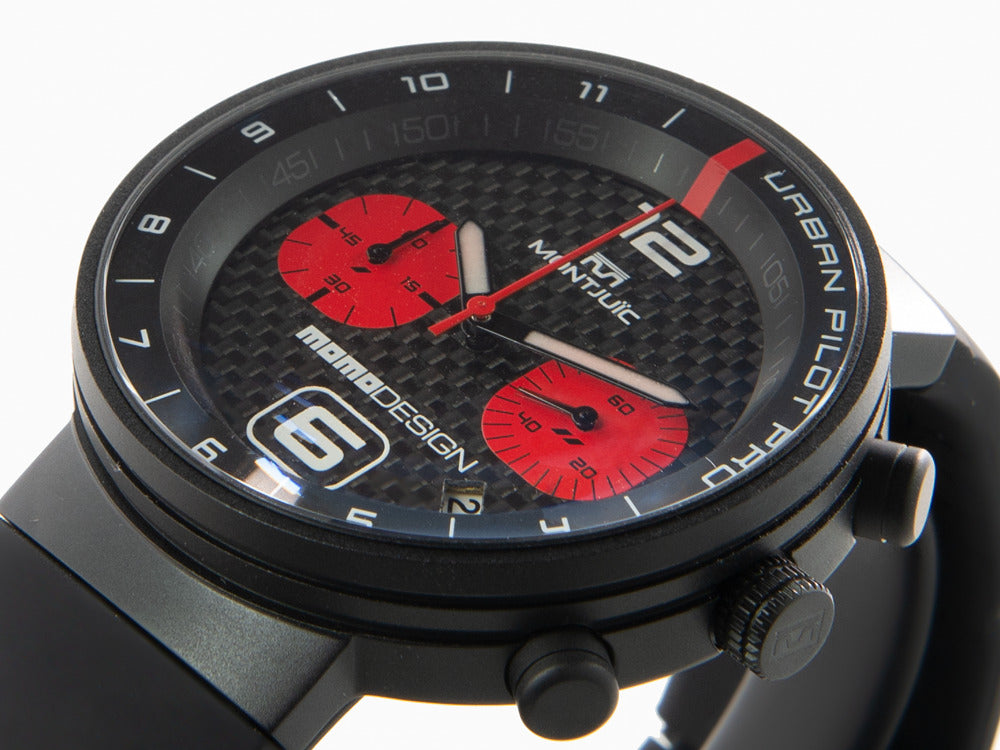 Montjuic X Momo Design Urban Pilot Red, Quartz Watch MJ2.1007MOMO.B