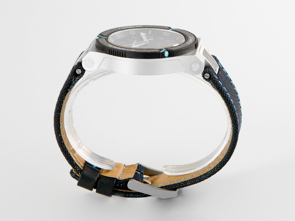 Momo Design Tempest Young Quartz Watch, Sandblasted Aluminium, MD2114AL-13