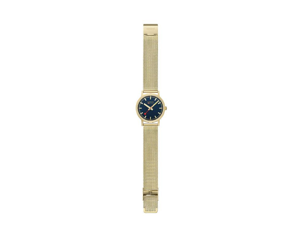 Mondaine Classic Quartz Watch, Blue, 36 mm, A660.30314.40SBM