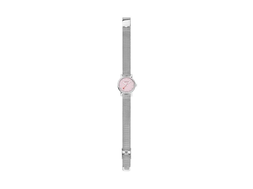 Mondaine SBB Evo2 Wild Rose Quartz Watch, Pink, 26 mm, MSE.26130.SM