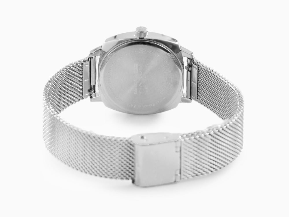 Mondaine Cushion Quartz Watch, White, 31 mm, MSL.31110.SM