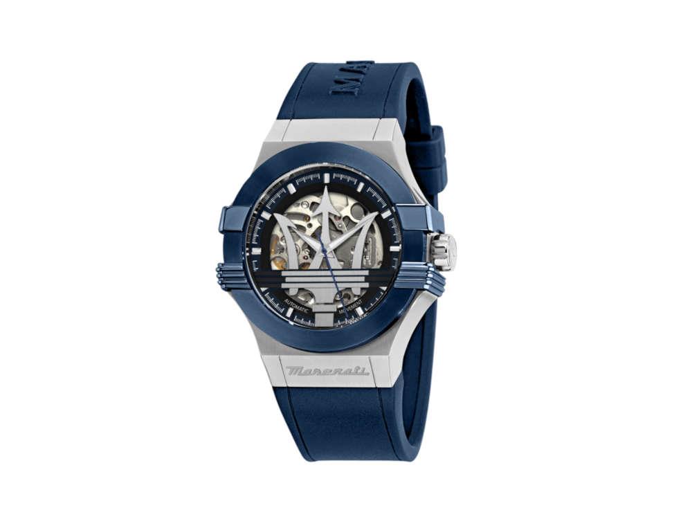 Maserati Potenza Automatic Watch, Blue, 40 mm, Sapphire Crystal, R8821108050