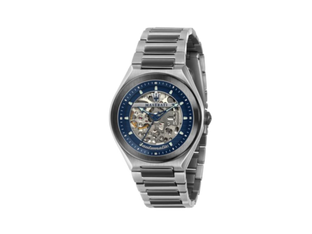 Maserati Triconic Automatic Watch, Blue, 40 mm, Mineral crystal, R8823139003