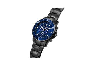 Maserati Competizione Quartz Watch, PVD, Blue, 43 mm, R8873600005