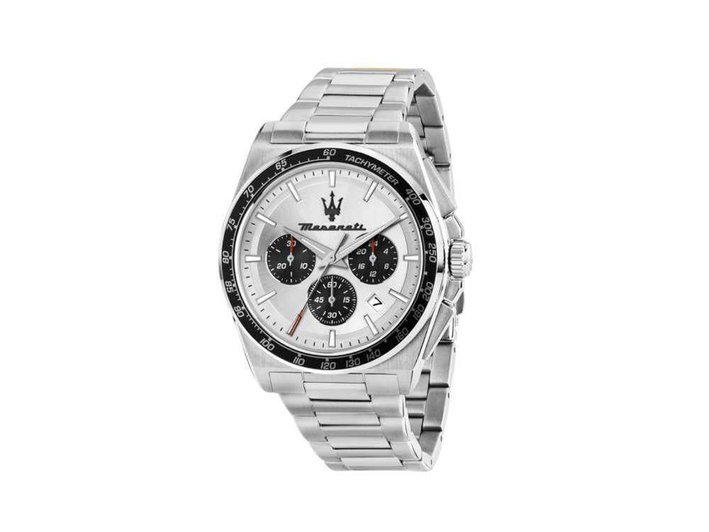 Maserati Velocitá Quartz Watch, Silver, 43 mm, R8873652006