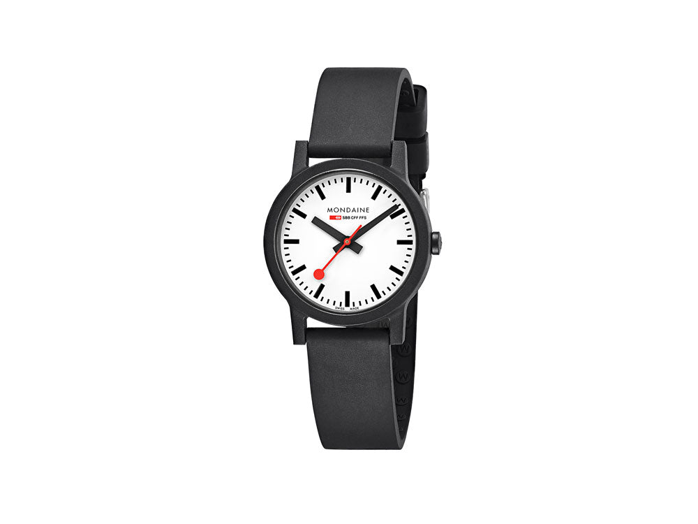 Mondaine Essence Quartz Watch, Ecological - Recycled, 32mm, MS1.32110.RB