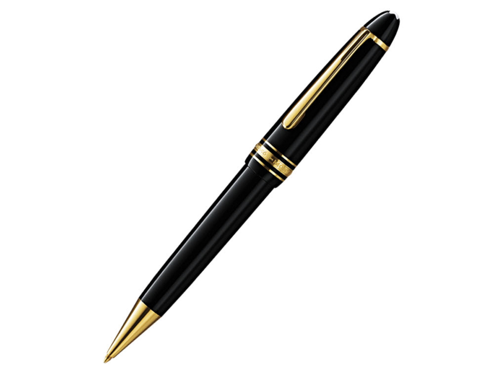 Montblanc Meisterstück Le Grand Ballpoint pen, Precious black resine, Gold trim