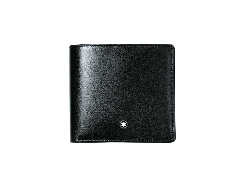 Montblanc Meisterstück Wallet, Black, Leather, Jacquard, 8 Cards, 7163