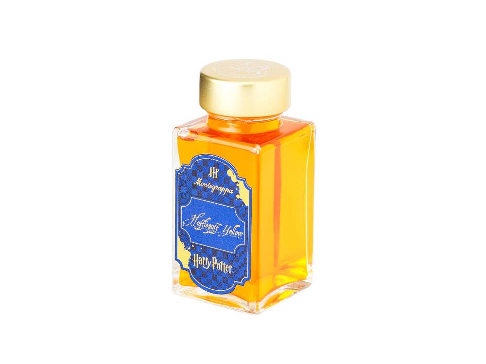 Montegrappa Harry Potter Ink Bottle, Hufflepuff Yellow, Crystal, 50ml IAHPBZIY