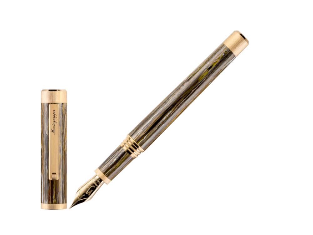 Montegrappa Zero Zodiac Capricorn Fountain Pen, 14K, LE ISZEZ-4Y-M3