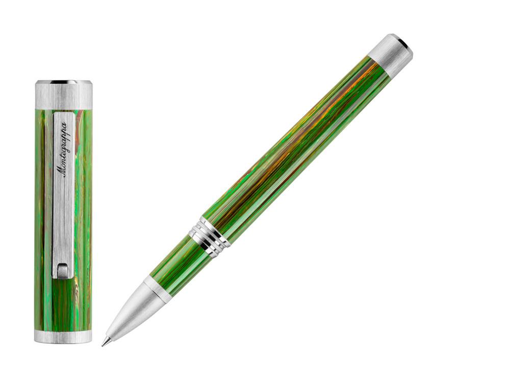 Montegrappa Zero Zodiac Virgo Rollerball pen, Green, Steel, ISZEZRIP-G8