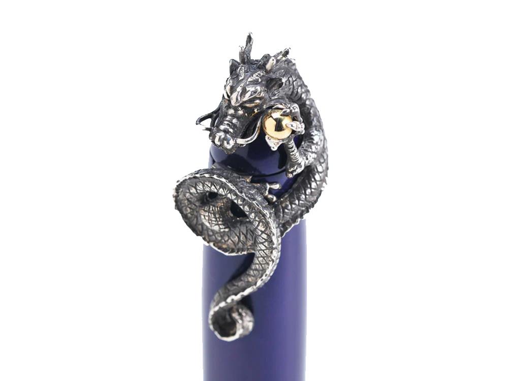 Nakaya Dragon II Stopper, Silver, Gold 18K