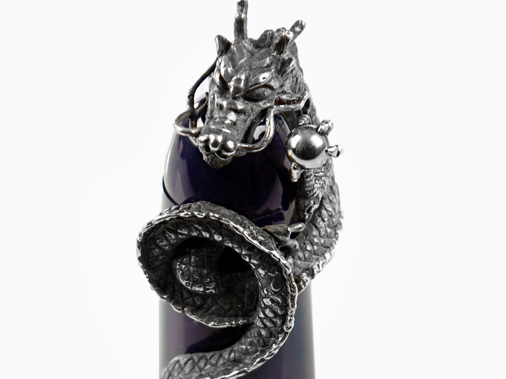 Nakaya Dragon II Stopper, Silver, Gold 18K