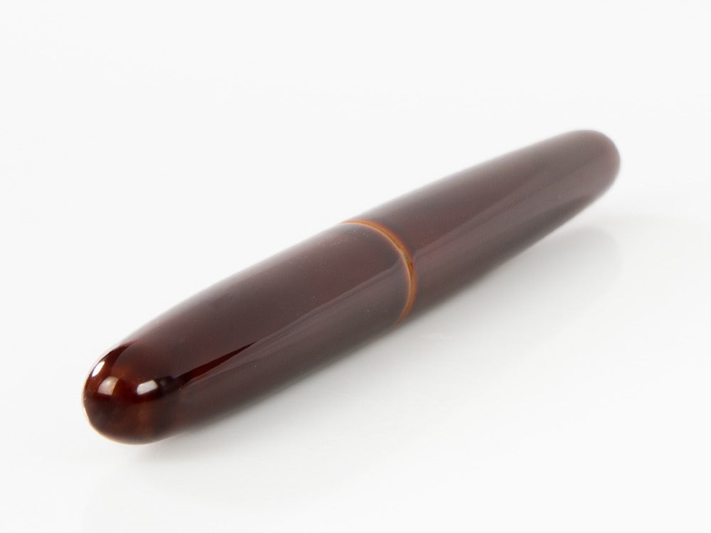 Nakaya Cigar Portable Toki-Tamenuri Fountain Pen, Ebonite