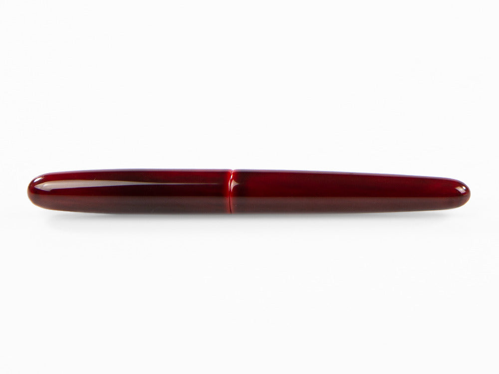 Nakaya Cigar Portable Fountain Pen, Aka-Tamenuri, Ebonite