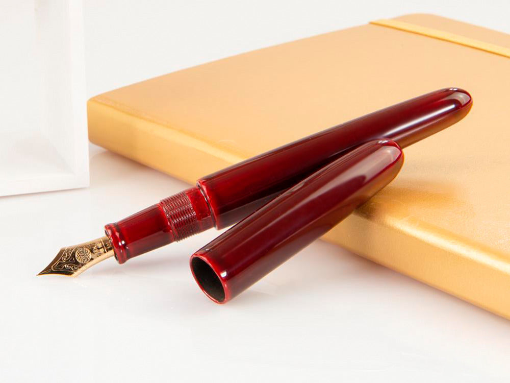 Nakaya Cigar Fountain Pen Portable, Aka-Tamenuri, Portable, Music