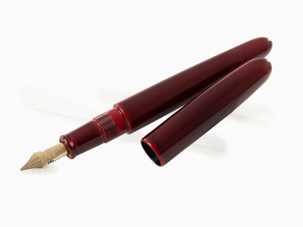 Nakaya Cigar Fountain Pen Portable, Aka-Tamenuri, Elastic, Music