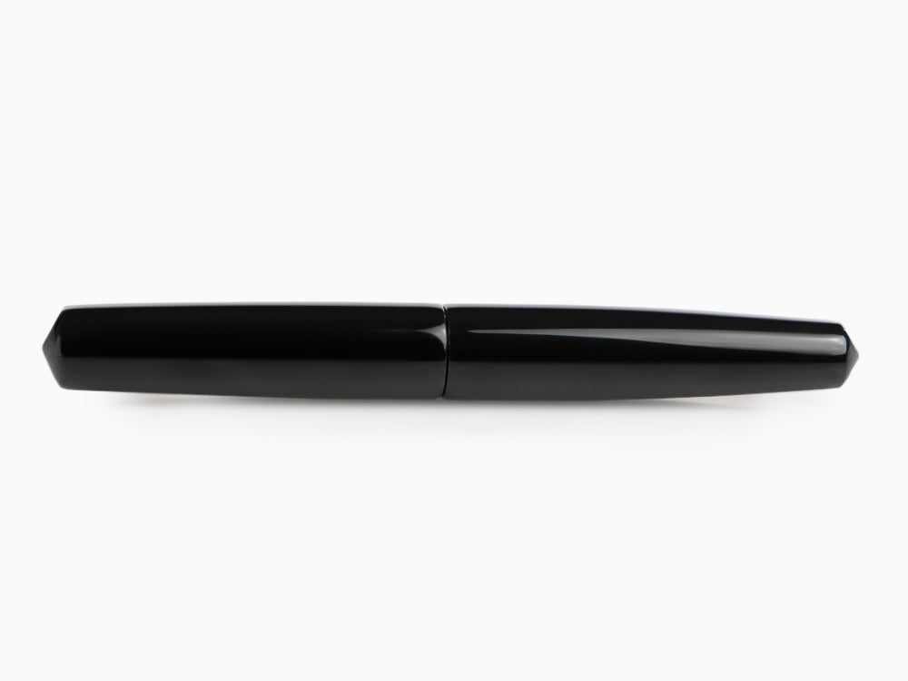 Nakaya Cigar Kuro-Roiro Fountain Pen Piccolo, Black, 14K Rose gold