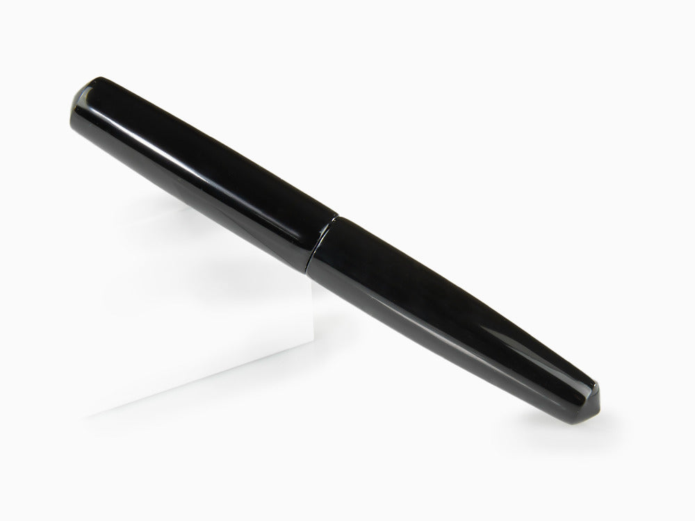 Nakaya Cigar Kuro-Roiro Piccolo Fountain Pen, Black, Urushi lacquer