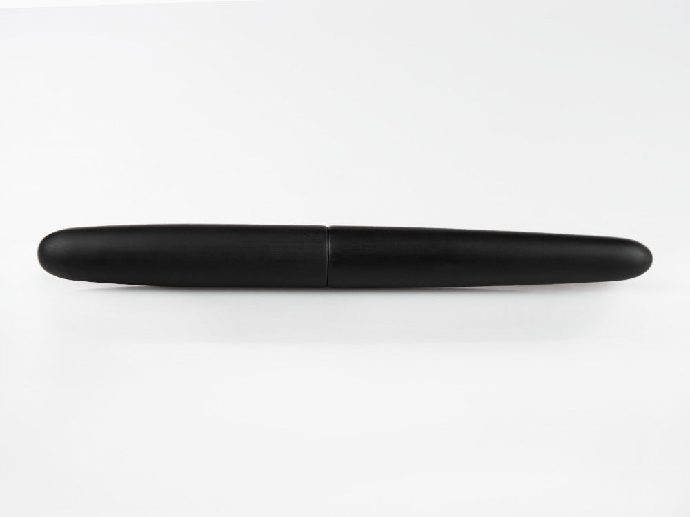 Nakaya Cigar Fountain Pen Portable, Black Hairline, Rodhium