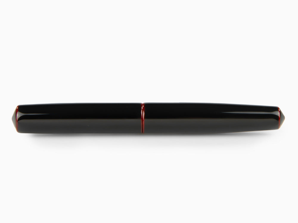 Nakaya Cigar Piccolo Fountain Pen, Kuro-Tamenuri, Ebonite