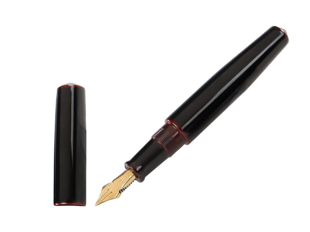 Nakaya Cigar Fountain Pen Piccolo, Kuro-Tamenuri, Ebonite, Music