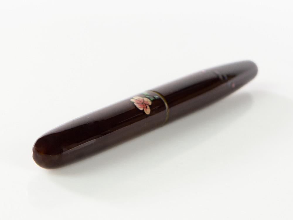 Nakaya Cigar Fountain Pen, Mukuge, Ebonite and Urushi lacquer