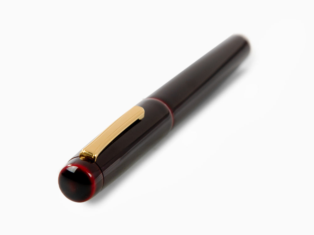 Nakaya Neo-Standard Fountain Pen, Aka-Tamenuri, 14k Gold bicolour