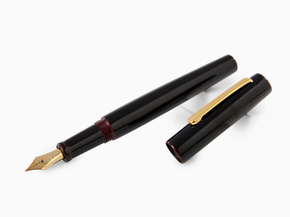 Nakaya Neo-Standard Kuro-Tamenuri Fountain Pen, Ebonite Urushi lacquer