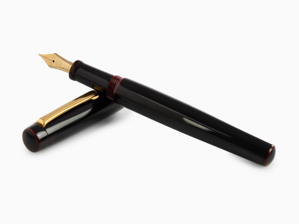 Nakaya Neo-Standard Kuro-Tamenuri Fountain Pen, Ebonite Urushi lacquer