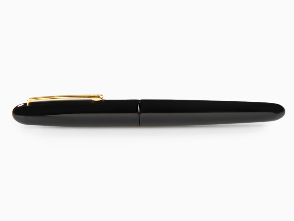 Nakaya Writer Kuro-Roiro Portable Fountain Pen, Ebonite