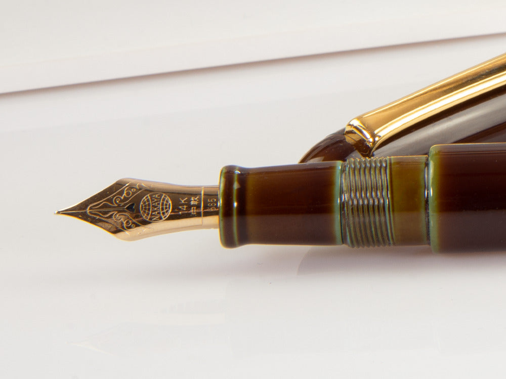 Nakaya Writer Heki-Tamenuri Fountain Pen, Portable, Urushi lacquer