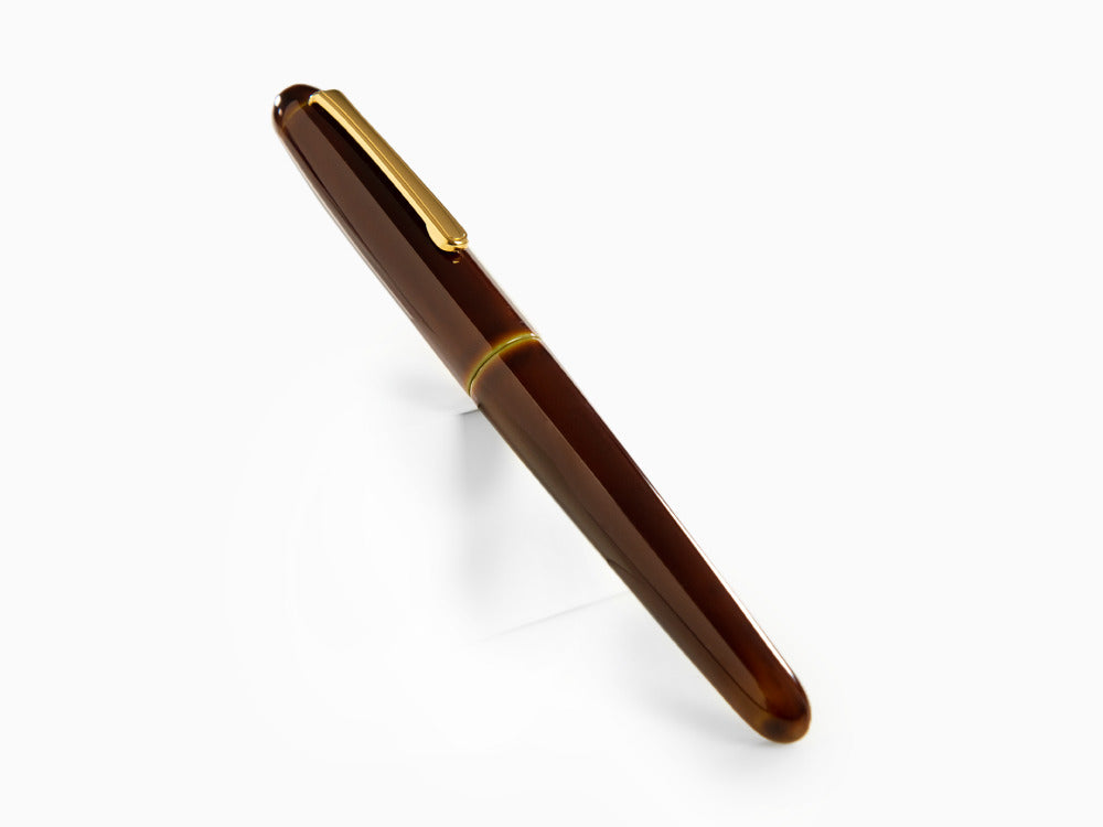 Nakaya Writer Heki-Tamenuri Fountain Pen, Portable, Urushi, Italic Nib