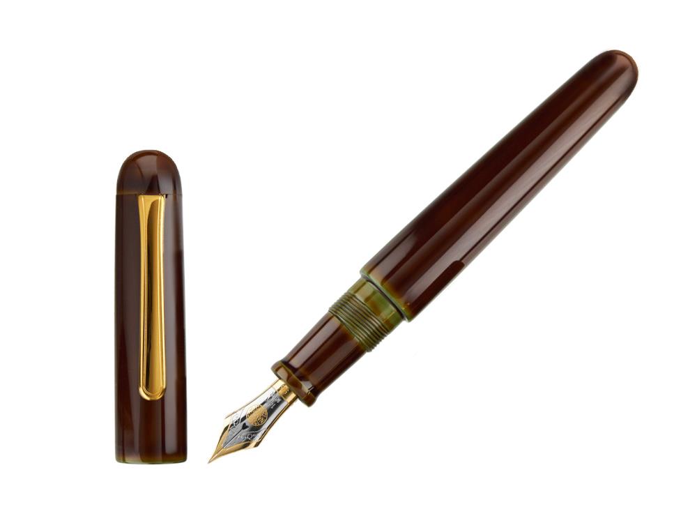 Nakaya Writer Fountain Pen Heki-Tamenuri, Portable, Gold plated, Music