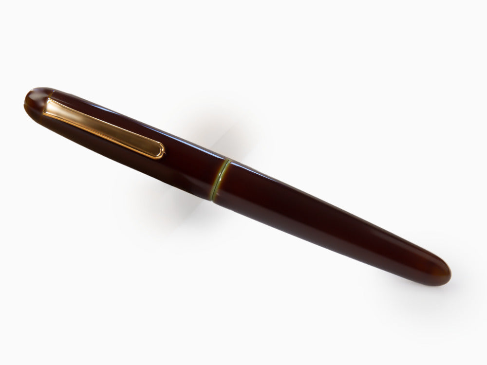 Nakaya Writer Fountain Pen Heki-Tamenuri, Portable, Gold plated, Music