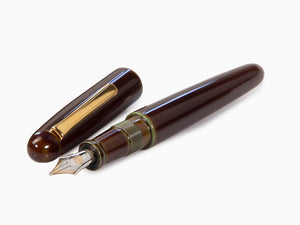 Nakaya Writer Fountain Pen Heki-Tamenuri, Portable, Gold plated, Music